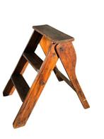 Trapje - Hout - Bibliotheektrappen
