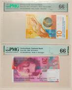 Zwitserland. - 10 and 20 Franken 2008 and 2017 - Pick 75f, Postzegels en Munten