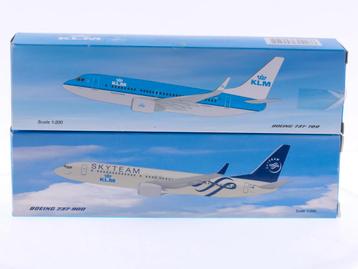 Schaal 1:200 PPC Holland set van 2 KLM vliegtuigen 701173..., Ophalen of Verzenden