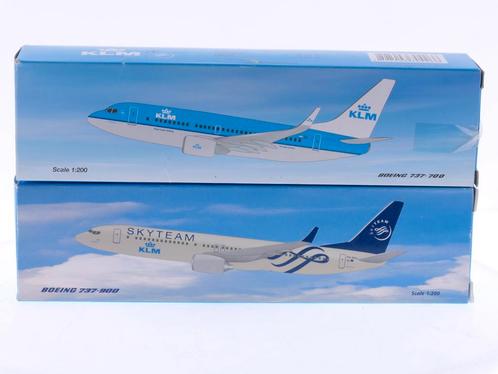 Schaal 1:200 PPC Holland set van 2 KLM vliegtuigen 701173..., Hobby en Vrije tijd, Modelbouw | Vliegtuigen en Helikopters, Nieuw