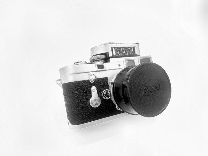Leica M3 + Elmar 5cm F2.8 + Leicameter Analoge camera, Verzamelen, Foto-apparatuur en Filmapparatuur