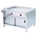 Teppanyaki gasplaat, 2 zones (2x 7 kW), op kast, Zakelijke goederen, Verzenden, Nieuw in verpakking, Fornuis, Frituur en Grillen