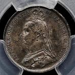 Koninkrijk Groot-Brittannië. Victoria. 6 Pence 1887 - PCGS, Postzegels en Munten