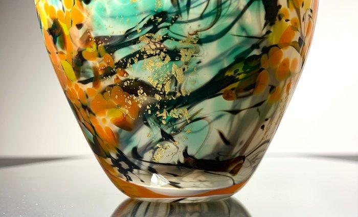 Maxence Parot - Vaas - Vaas met unieke kleuren Opalines en, Antiek en Kunst, Antiek | Glaswerk en Kristal
