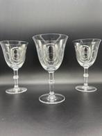 Lalique - Drinkglas (3) - Beaugency - Kristal, Antiek en Kunst, Antiek | Glaswerk en Kristal
