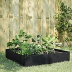 vidaXL Plantenbak verhoogd 100x100x33,5 cm staal zwart, Tuin en Terras, Verzenden, Nieuw