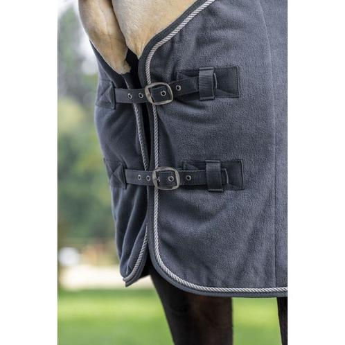 Fleecedeken rugbe royal graphite, 145 cm - kerbl, Dieren en Toebehoren, Paarden en Pony's | Dekens en Dekjes, Nieuw