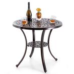 Tweedekans | Coast Tuintafel Rond Ø79 x 71 cm met Parasolgat, Ophalen of Verzenden, Nieuw