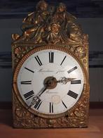 Horloge comtoise - Cuivre , laiton , émail - 1800-1850 -, Antiek en Kunst