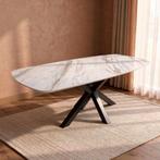 Quartz Maline eettafel met matrix poot 210x90, Nieuw