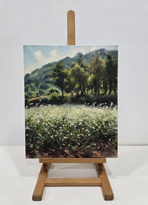 Ismael Subirana (1937) - Susurros entre flores blancas, Antiek en Kunst, Kunst | Schilderijen | Klassiek