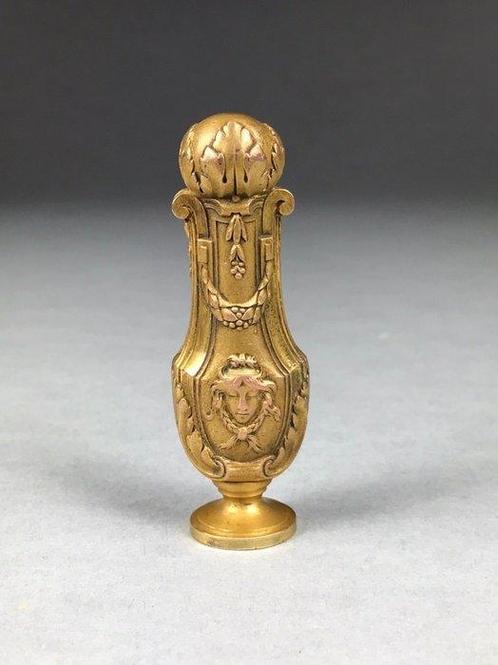 Cachet de cire - O. Lelièvre/Susse Frères - Bronze (doré) -, Antiquités & Art, Antiquités | Autres Antiquités