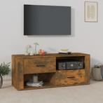 vidaXL Tv-meubel 100x35x40 cm bewerkt hout gerookt, Nieuw, Verzenden