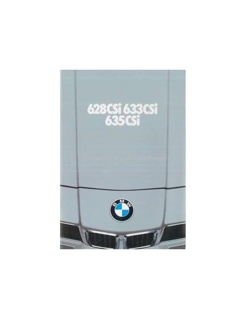 1980 BMW 6 SERIE BROCHURE NEDERLANDS, Boeken, Auto's | Folders en Tijdschriften