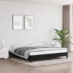 vidaXL Cadre de lit Noir 160x200 cm Tissu, Maison & Meubles, Chambre à coucher | Lits, Neuf, Verzenden