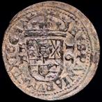 Spanje. Felipe IV. 16 Maravedís Acuñados en Burgos en el año, Postzegels en Munten