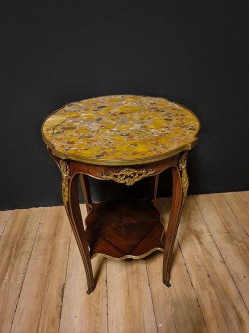 Centre de table - Bois, Marbre, Antiquités & Art, Antiquités | Autres Antiquités