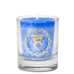 Geurkaars Chakra Votief - 5e Chakra Blauw, Ophalen of Verzenden