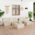 vidaXL 6-delige Loungeset pallet geïmpregneerd vurenhout, Tuin en Terras, Tuinsets en Loungesets, Verzenden, Nieuw, Loungeset