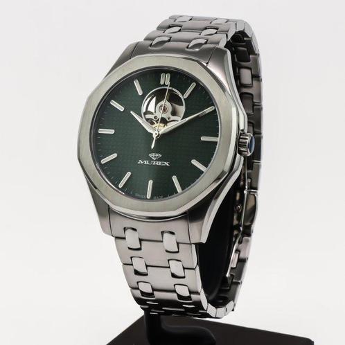 Murex - Open Heart Automatic - MUA657-SS-12 - Sans Prix de, Handtassen en Accessoires, Horloges | Heren