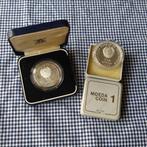 Mozambique. Estojo e caixa - Moedas Comemorativas 1983 e