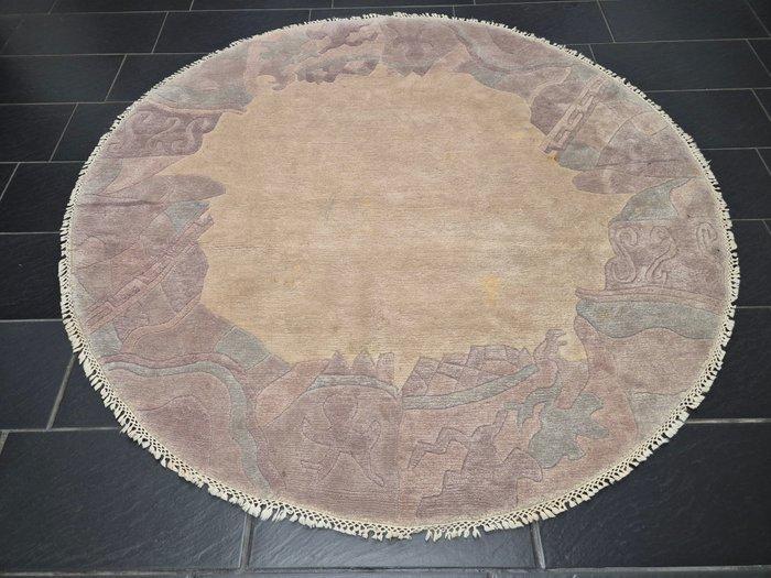 Nepal Tibet - Nepal - Tapis - 200 cm - 200 cm, Huis en Inrichting, Stoffering | Tapijten en Vloerkleden