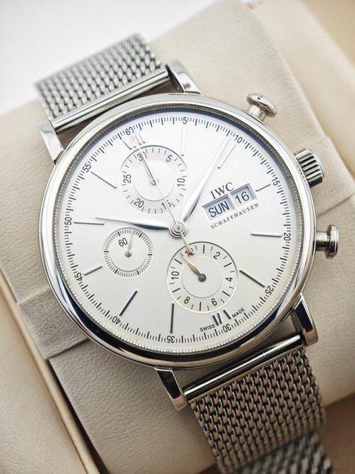 IWC - Portofino Chronograph - Zonder Minimumprijs - IW391009, Handtassen en Accessoires, Horloges | Antiek