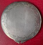 Doos - .800 zilver - compactpoederdoos, Antiek en Kunst