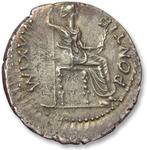 Romeinse Rijk. Tiberius (14-37 n.Chr.). Denarius Lugdunum