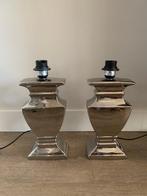 Lampe de table (2) - Chromé(e), Céramique - Ensemble de