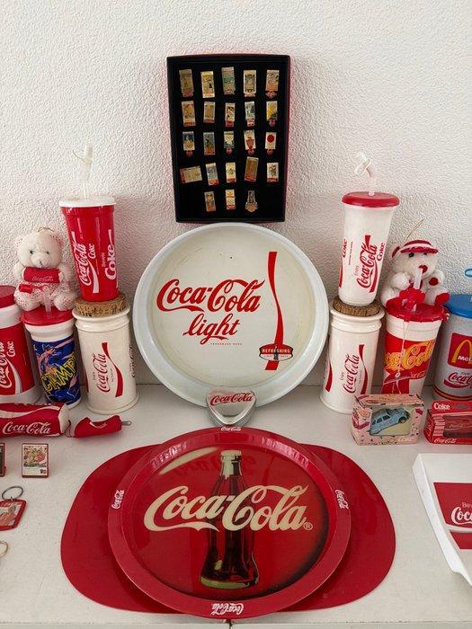 Coca-Cola - Coca-Cola - Coca-Cola - Panneau (60) - Métal,, Antiquités & Art, Antiquités | Jouets