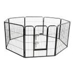 Parcours extérieur pour chiens et chiots - noir