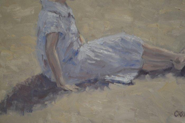 Chris van Dijk (1952) Impressionist -  Serein, Antiek en Kunst, Kunst | Schilderijen | Klassiek