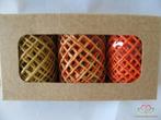 Touw Koord 3rol 15meter Oranje Caramel Touw Koord 3rol, Nieuw