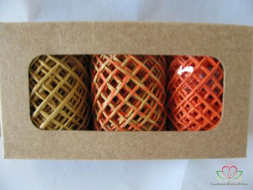 Touw Koord 3rol 15meter Oranje Caramel Touw Koord 3rol, Huis en Inrichting, Woonaccessoires | Kunstplanten en Kunstbloemen, Nieuw