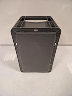 30x20x19 kunststof bak donker grijs PP gesloten vlakke, Ophalen of Verzenden