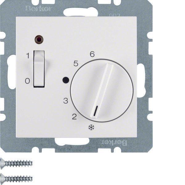 Thermostat dambiance Hager Berker avec contact de rupture, Bricolage & Construction, Ventilation & Extraction, Envoi