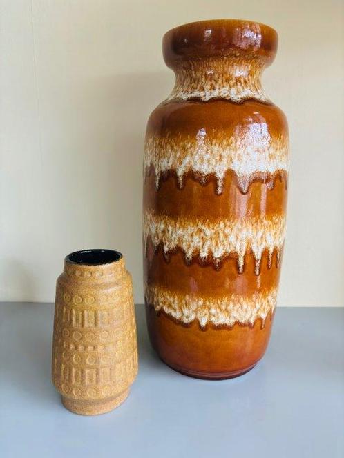 Scheurich - Vaas - Keramiek - Twee Vintage keramiek vazen, Antiek en Kunst, Kunst | Designobjecten