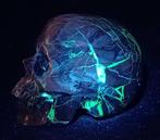 Schedel met de hand uitgehouwen in kristal van vulkanisch, Verzamelen, Mineralen en Fossielen