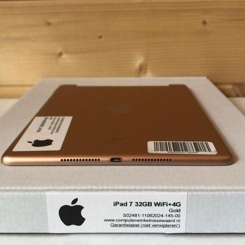 Apple iPad 7 goud 32GB 10.2 WiFi (4G) + garantie, Informatique & Logiciels, Apple iPad Tablettes, Enlèvement ou Envoi