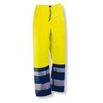 Jobman 2546 pantalon de pluie hi-vis xxl jaune/bleu marine