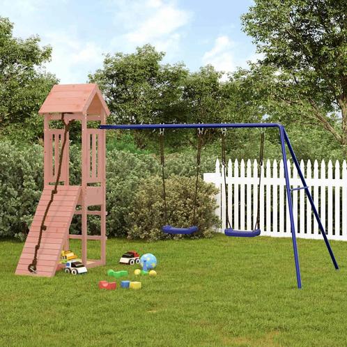 vidaXL Speelhuis massief douglashout, Kinderen en Baby's, Speelgoed | Buiten | Speeltoestellen, Nieuw, Verzenden