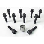 H&R Wielboutenset konisch M12x1.50 - Lengte 40mm - Zwart - 1, Auto-onderdelen, Verzenden, Nieuw