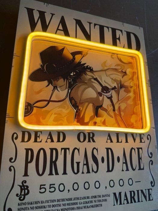 LEDMansion - Gezocht Portgas D. Ace - 25x35cm - LEDMansion -, Games en Spelcomputers, Spelcomputers | Overige Accessoires
