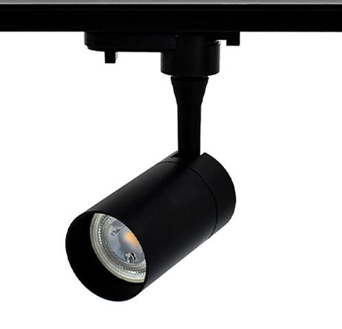 1-FASE ARMATUUR MET GU10 FITTING ZWART, Huis en Inrichting, Lampen | Plafondlampen, Nieuw, Verzenden