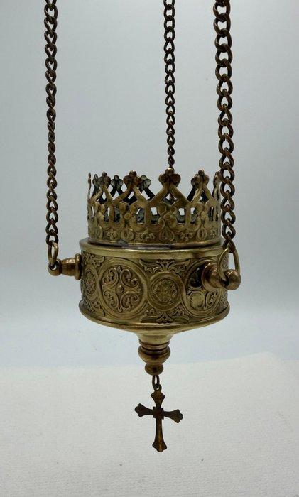 Godslamp - Brons, Messing, Antiek en Kunst, Kunst | Niet-Westerse kunst