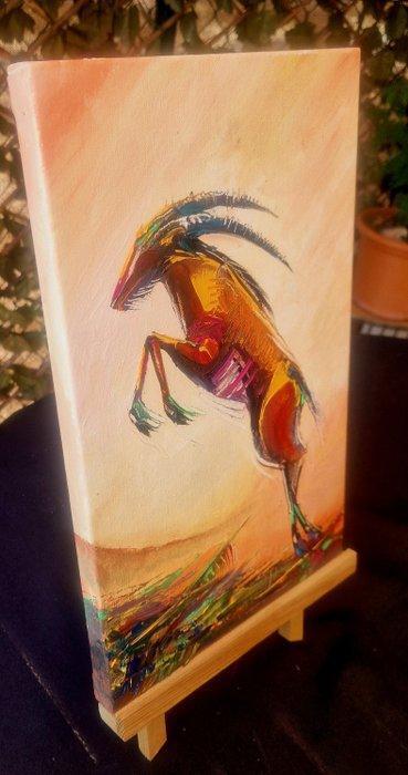 Onofre Alarcón - GAZELLE _ NO RESERVE, Antiek en Kunst, Kunst | Schilderijen | Modern