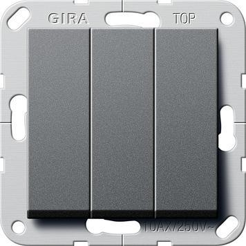 Bouton-poussoir Gira System 55 - 284428, Doe-het-zelf en Bouw, Elektriciteit en Kabels, Verzenden