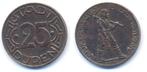 25 Pfennig 1919 Dueren: Notmunten, Timbres & Monnaies, Monnaies | Pays-Bas, Verzenden