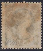 Spanje 1869 - Telégrafos. Isabel II. 2 escudos, groen. -